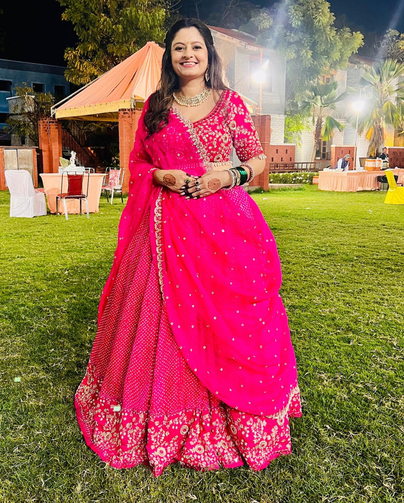 Pink Lehenga Set