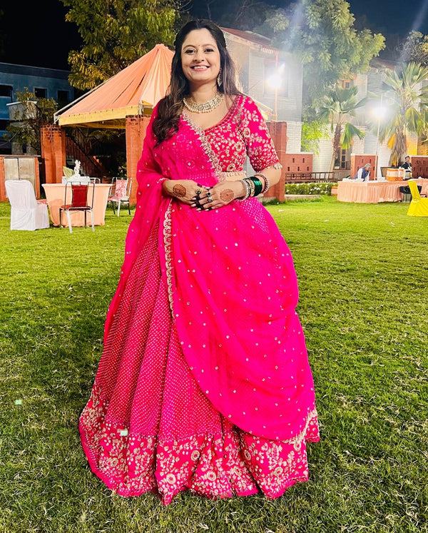 Pink Lehenga Set