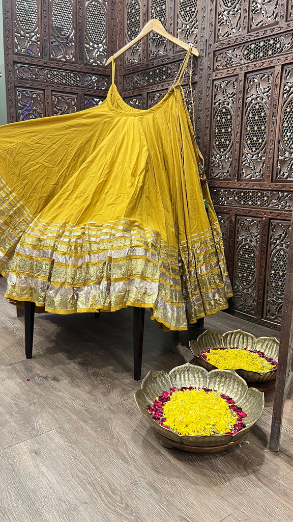 Mustard Gradation Skirt