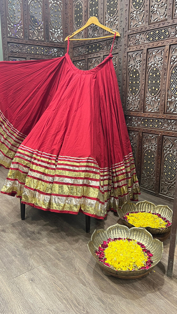 Red Gradation Skirt