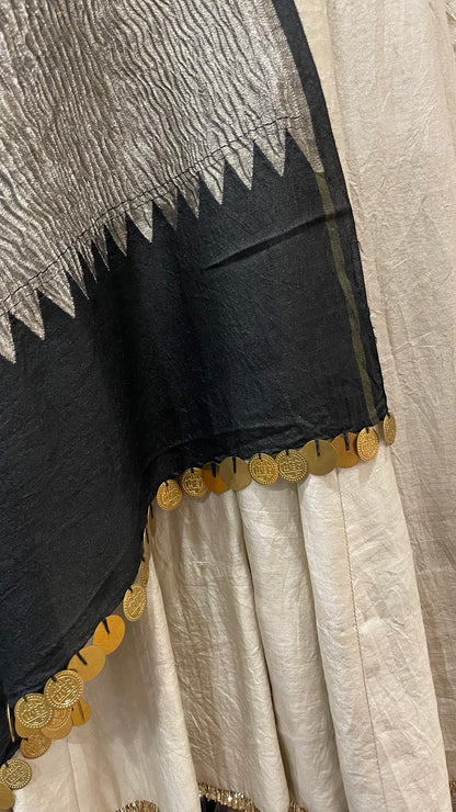 Black Muga Dupatta