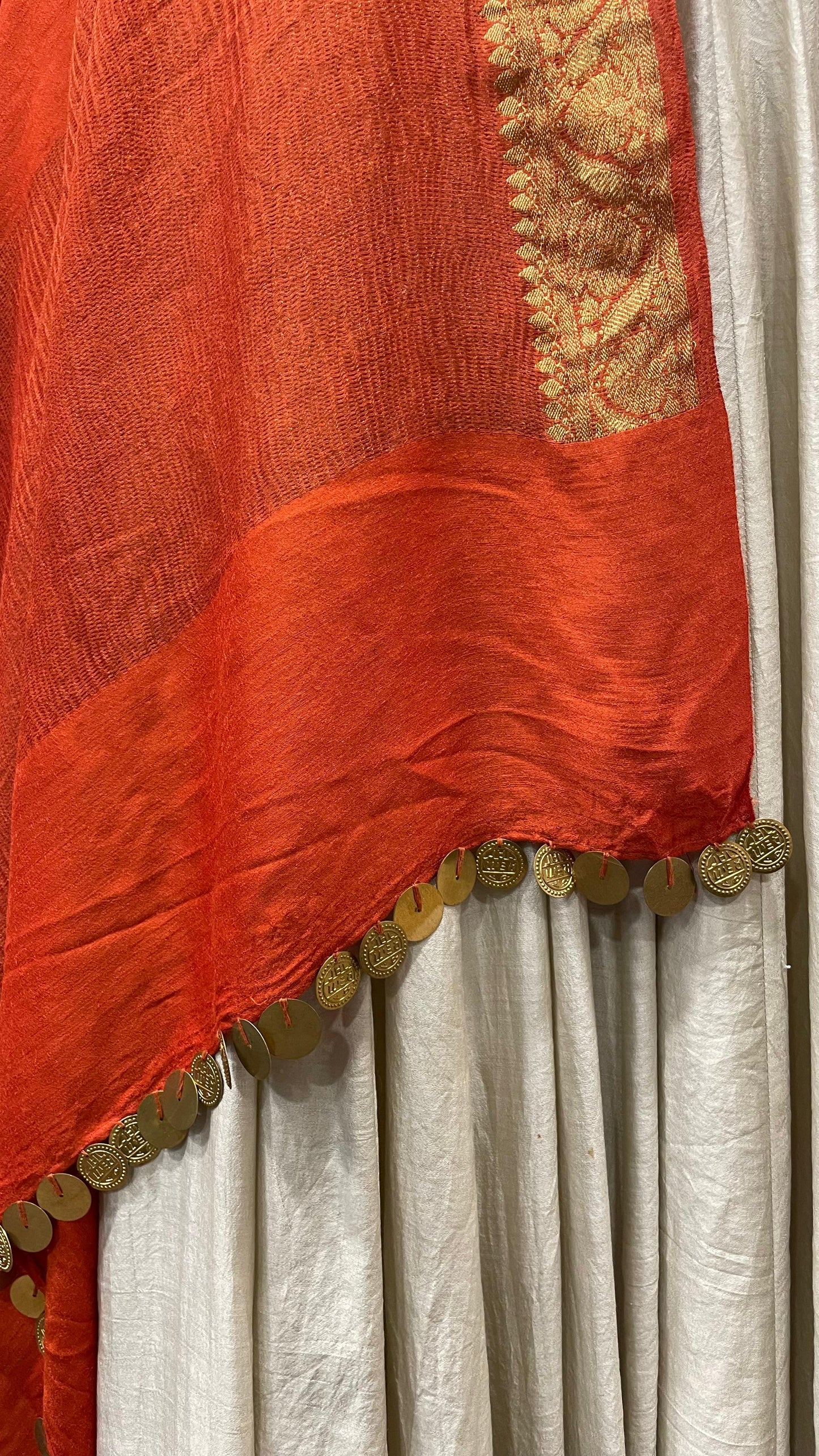 Rust Muga Dupatta
