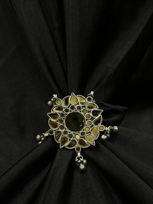 Oxidised Mirror Ring
