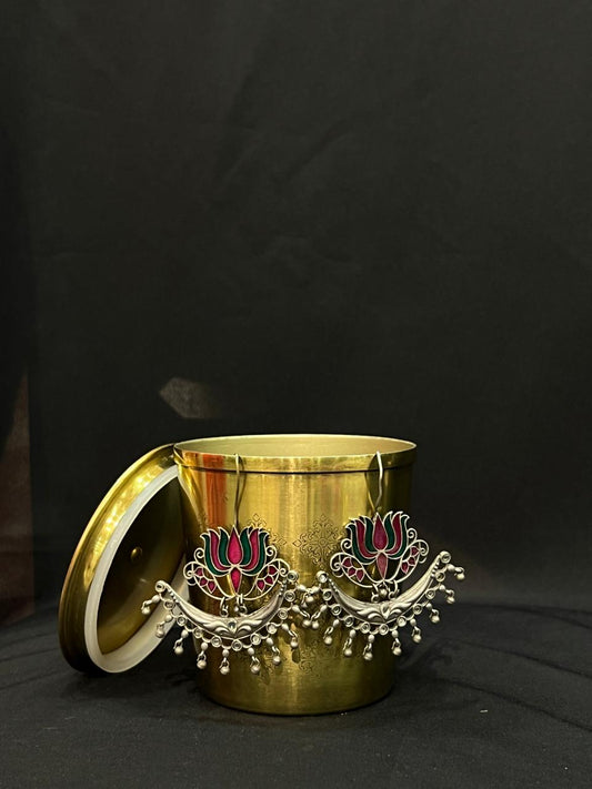lotus earring