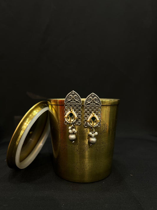 oxidised earring