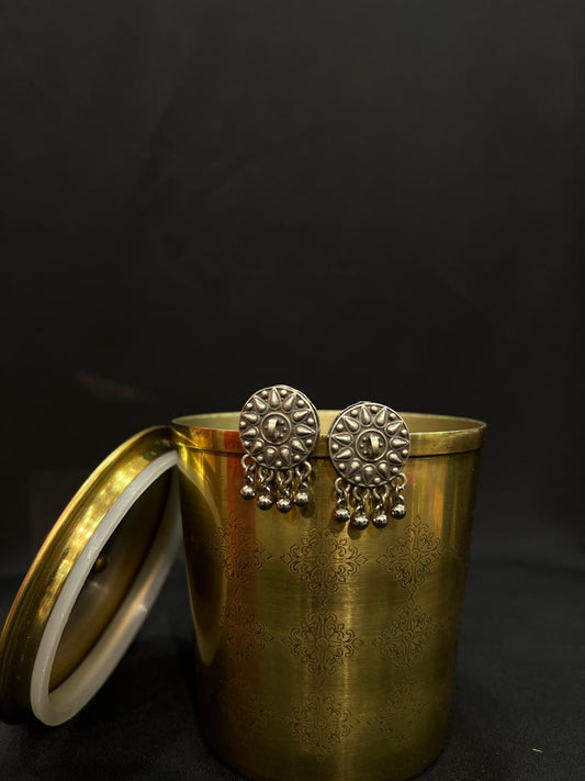 Oxidised earring