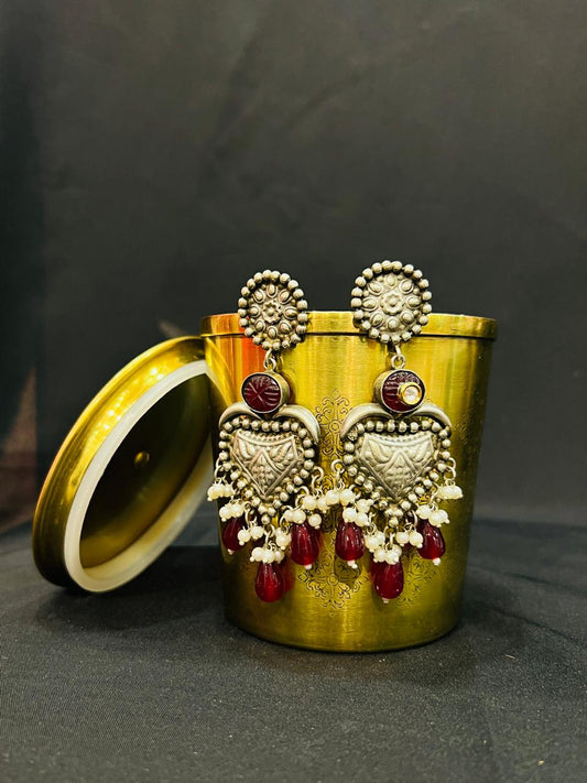 Oxidise earring