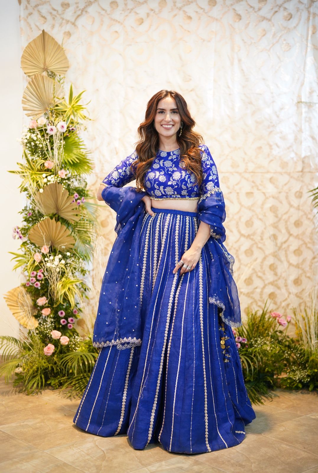 Urmi Daga Lehenga Set