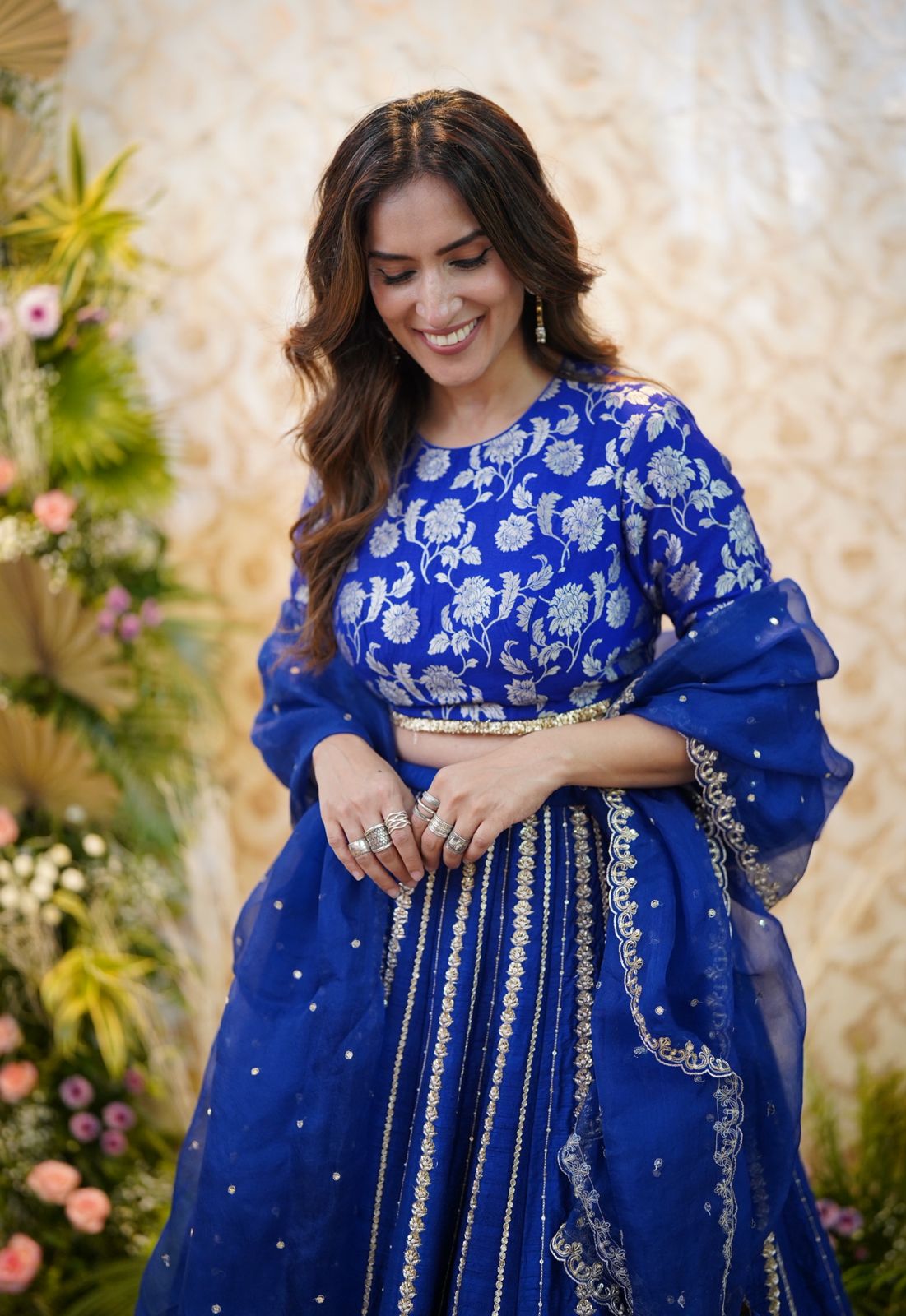 Urmi Daga Lehenga Set