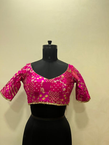 Multi patch blouse