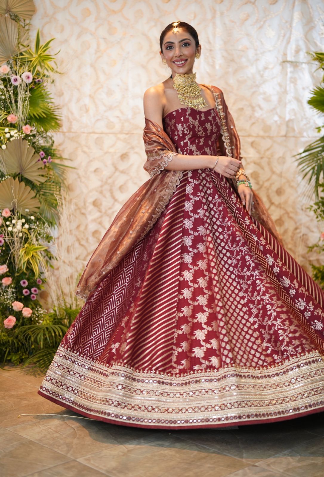 Mallaikaa Chheda Lehenga Set
