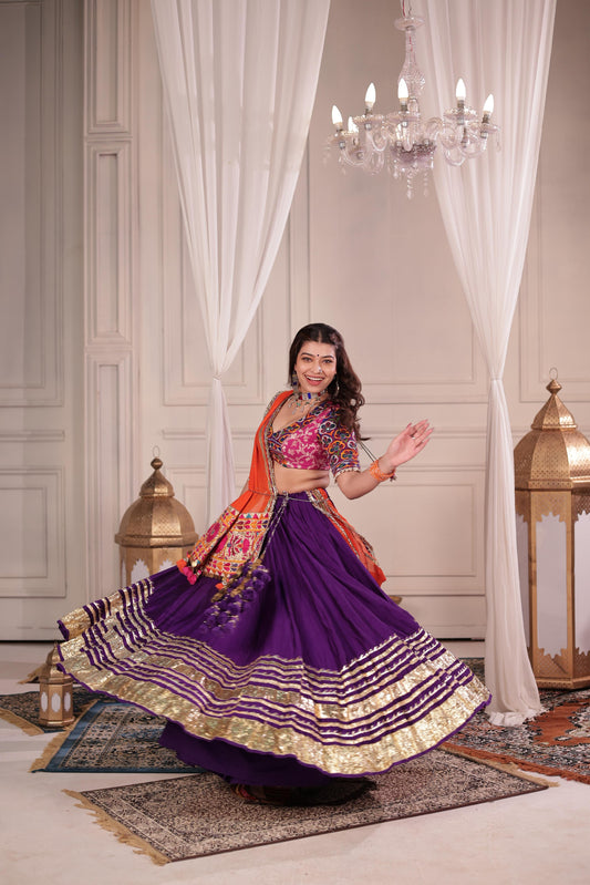 Purple Gradation Skirt