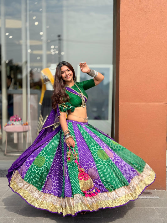 Bandhani Lehenga Set