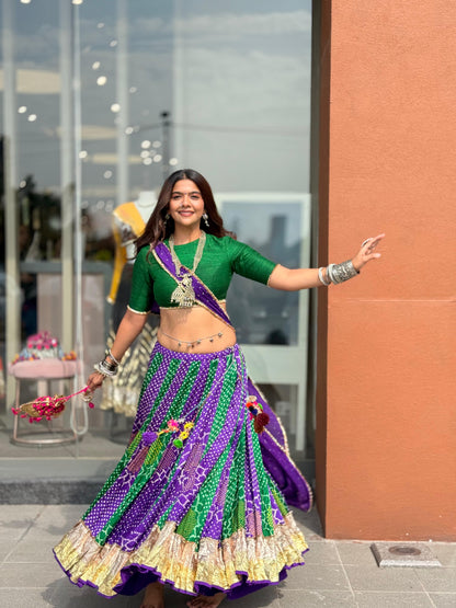 Bandhani Lehenga Set