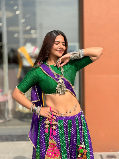 Bandhani Lehenga Set