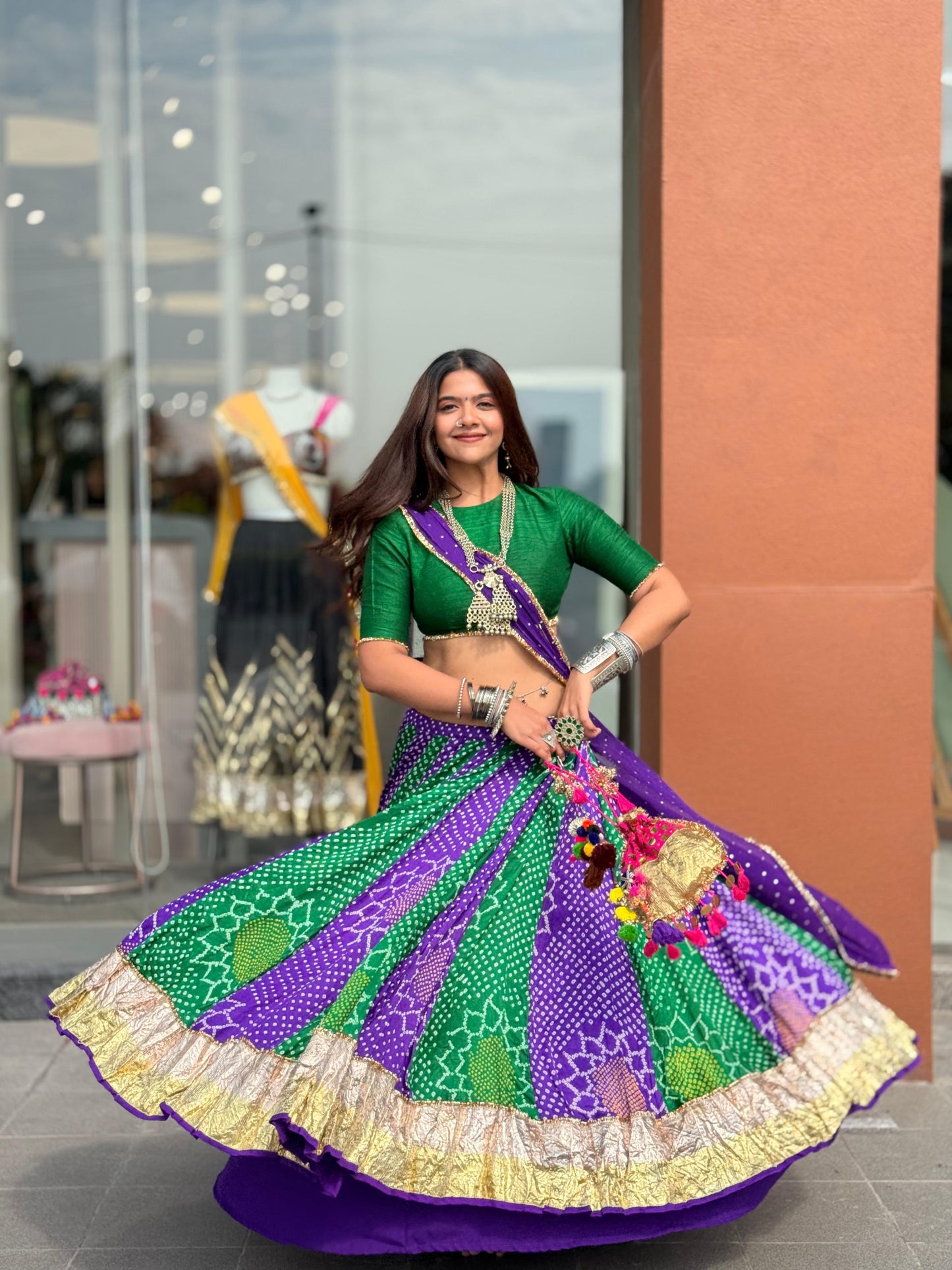 Bandhani Lehenga Set