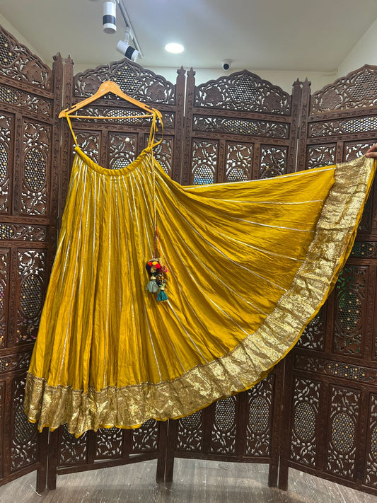 Mustard spun Skirt