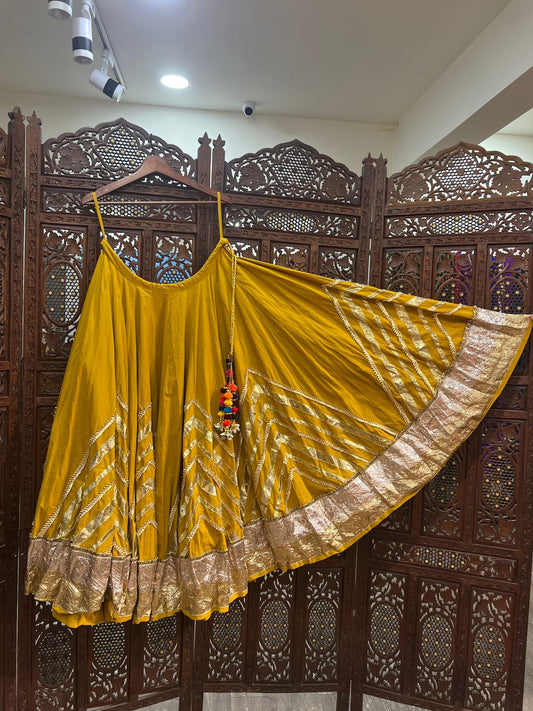 Mustard cotton  Skirt