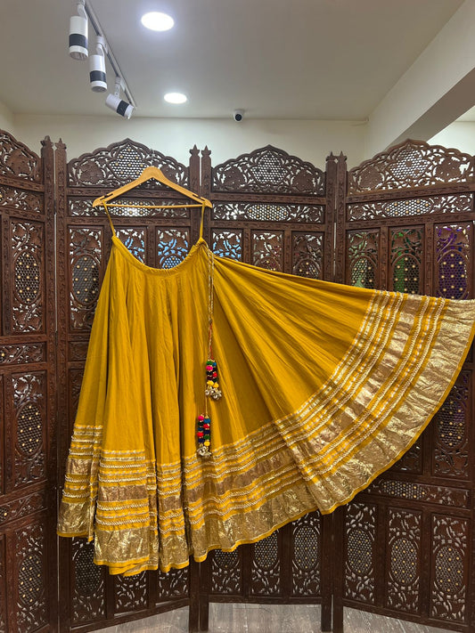Mustard Gradation Skirt