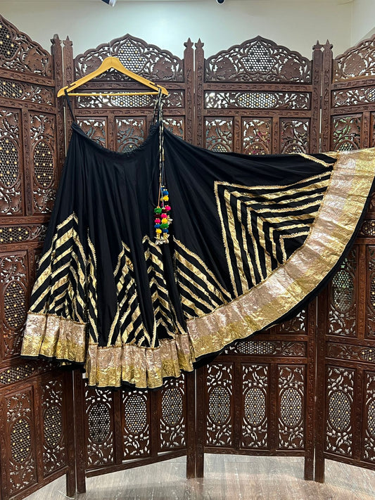 Black Cotton Skirt