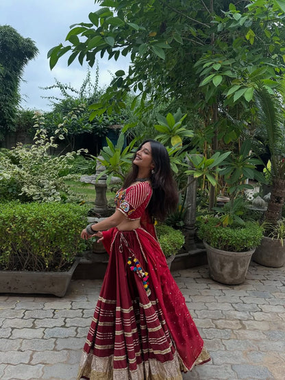 Maroon Lehenga Set