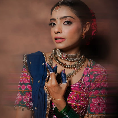 Pink Heavy Lehenga Set