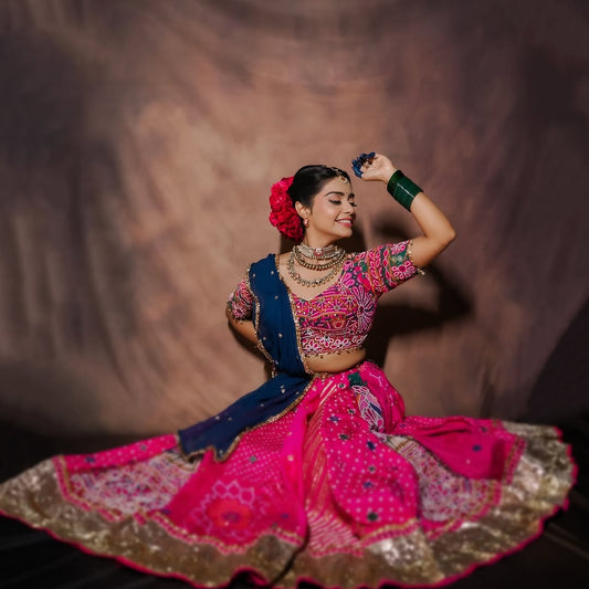 Pink Heavy Lehenga Set