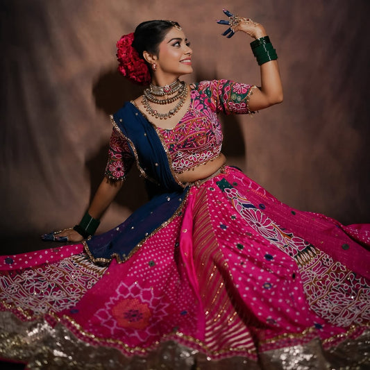 Pink Heavy Lehenga Set
