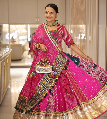 Roopal Pink Lehenga Set