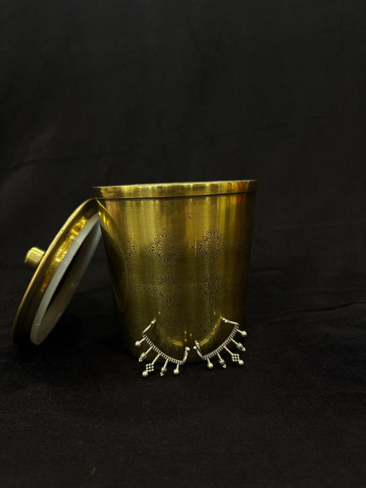 oxidised earring
