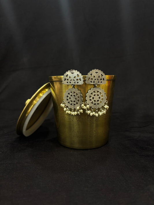 Oxidised earring