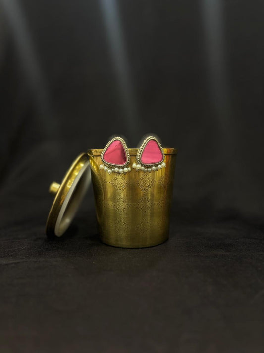 Oxidised earring