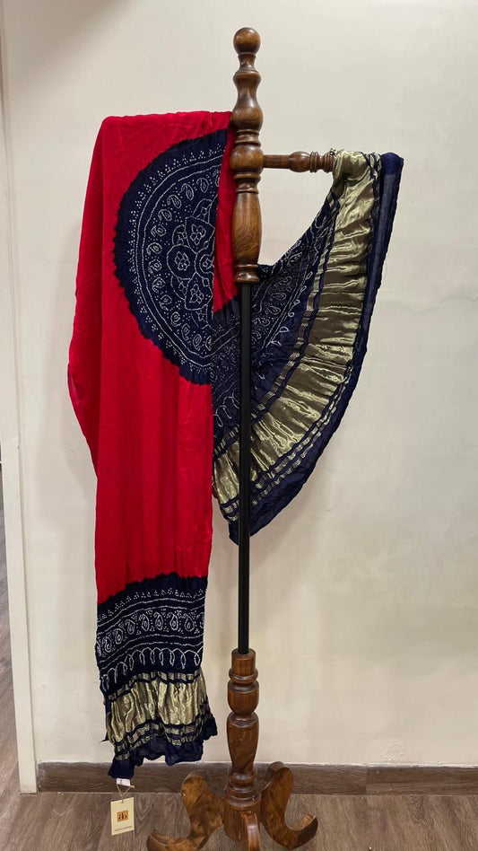 Red Bandhani Dupatta