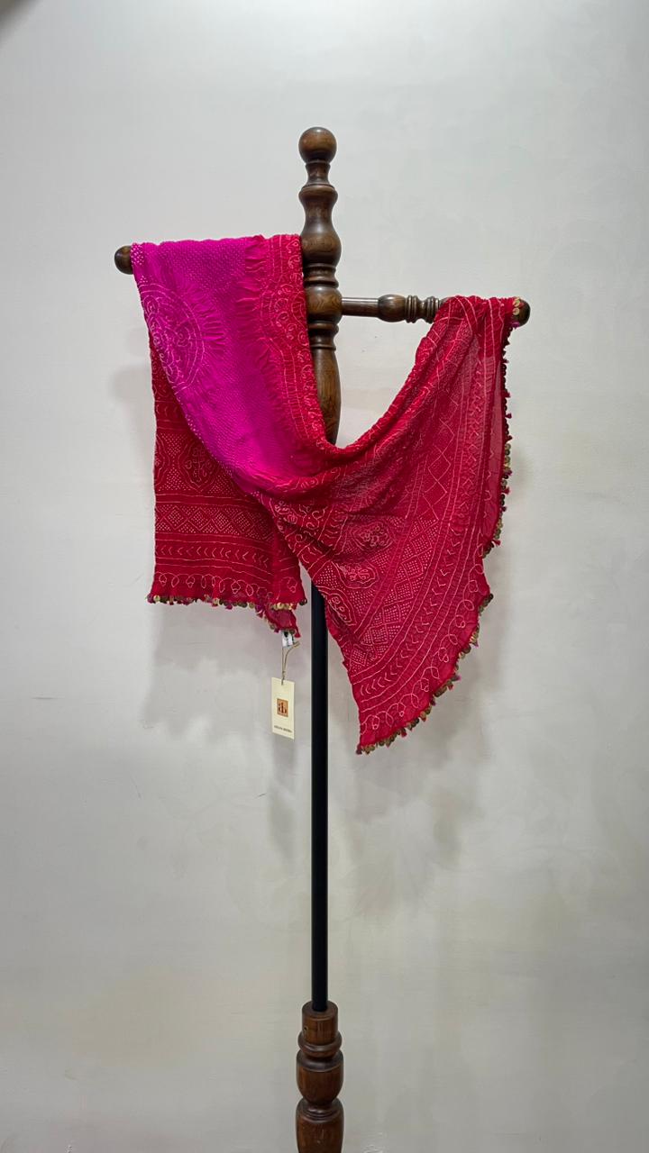Ombre Bandhani Dupatta