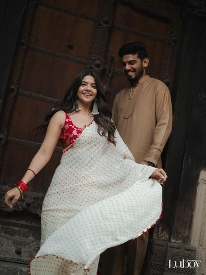 Vidhi Prajapati Saree