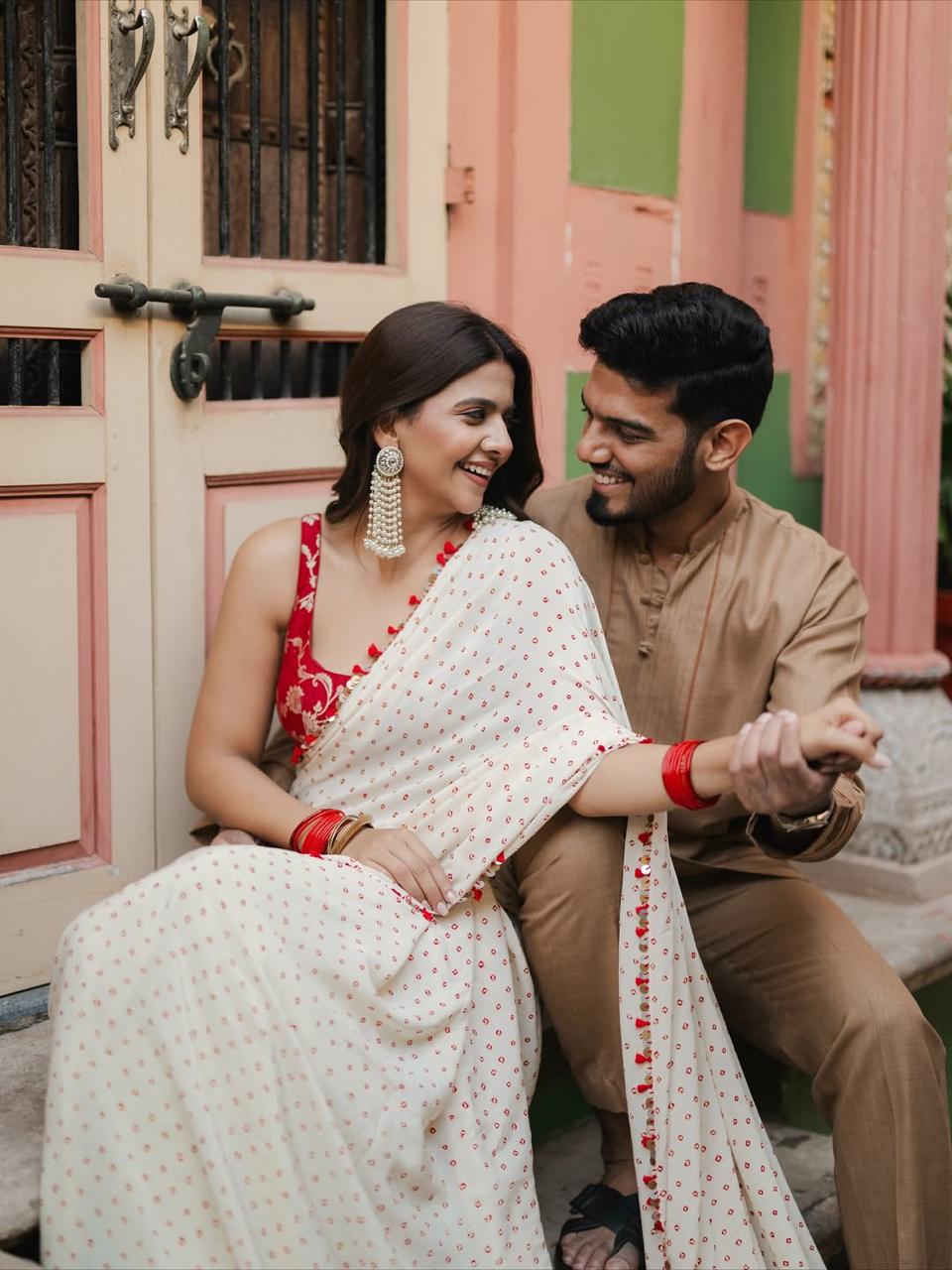 Vidhi Prajapati Saree