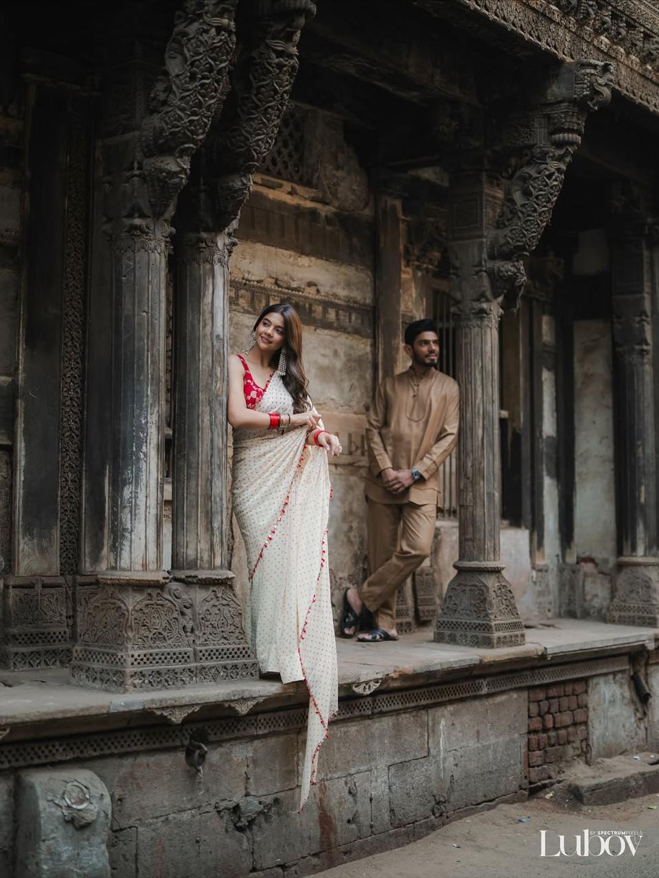 Vidhi Prajapati Saree