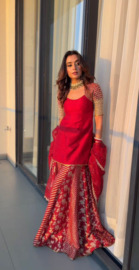 Sonali Singh Sharara Set