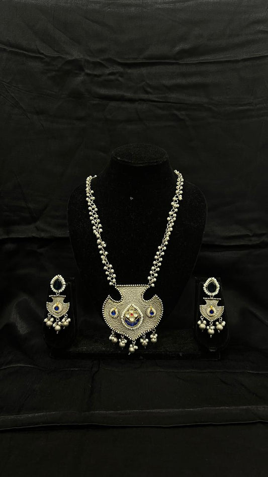 Oxidised Necklace - Anjanase