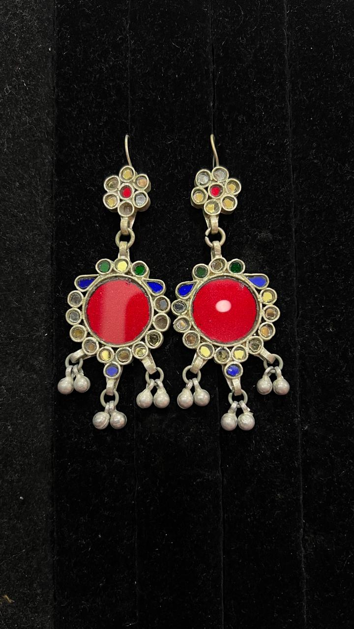 Oxidised Earring - Anjanase