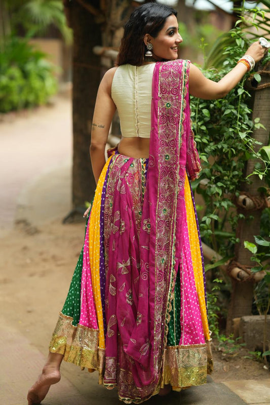 Sleeveless Raw silk blouse - Anjanase