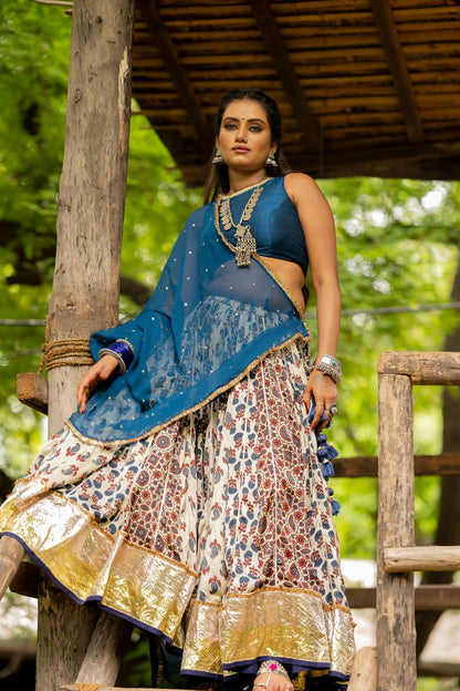 Modal Multikali Lehenga Set - Anjanase