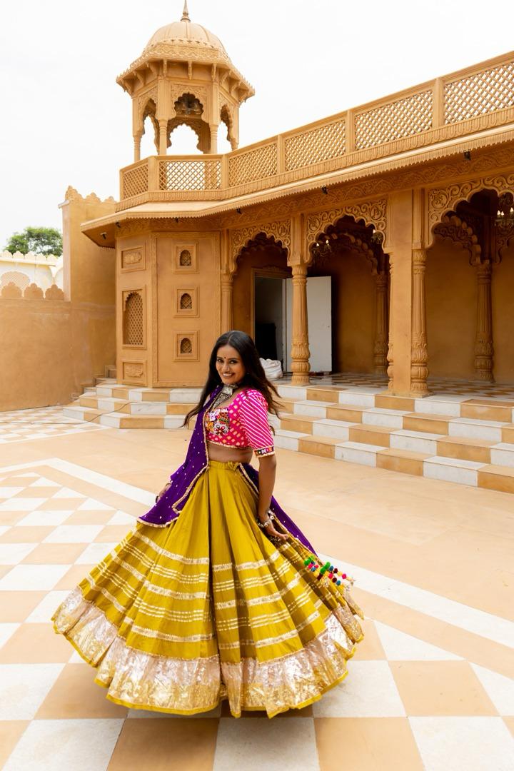 Green Lehenga Set - Anjanase