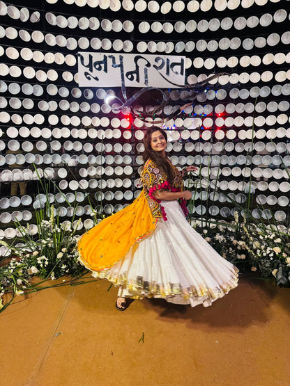 Ankita White Lehenga Set - Anjanase