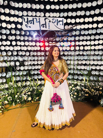 Ankita White Lehenga Set - Anjanase