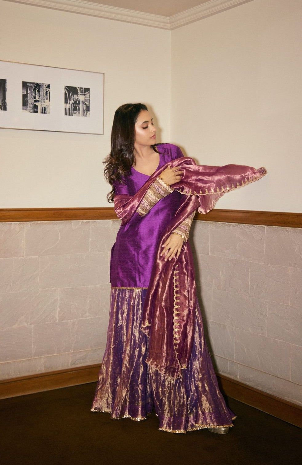 Priyanka Mohan - Nurvi Sharara Set