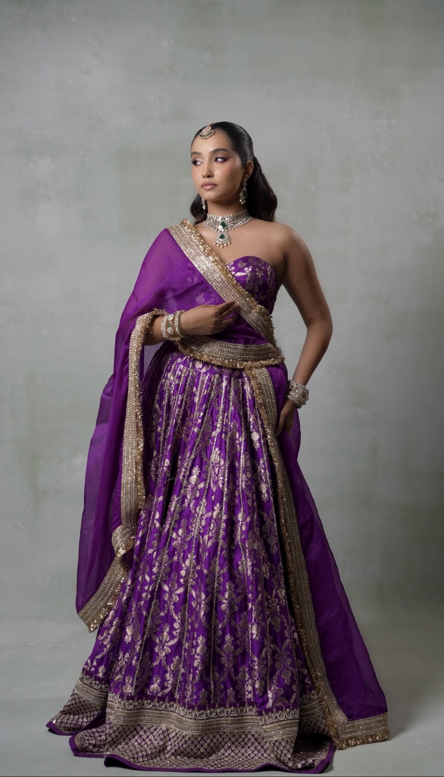 Pashmina Lehenga Set