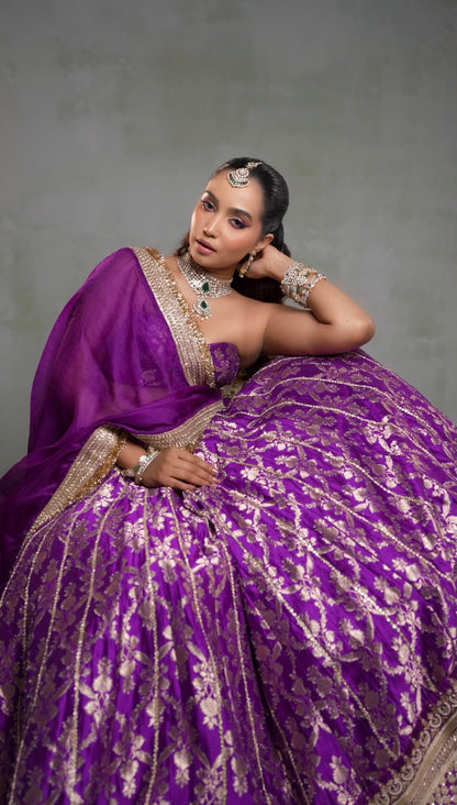 Pashmina Lehenga Set