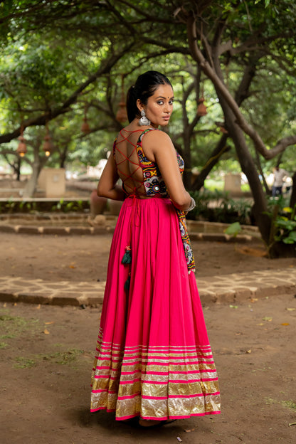 Pink Gradation Skirt