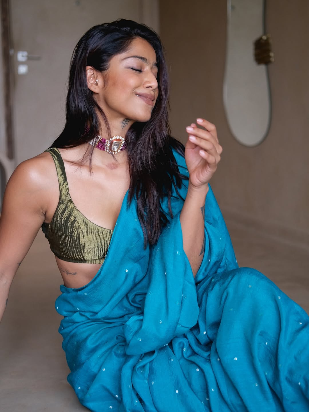 Santoshi Shetty Saree